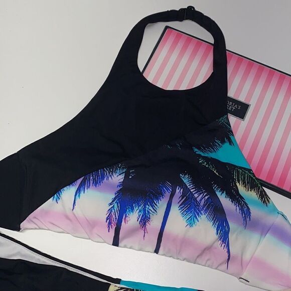 🔥VICTORIA SECRET SWIMSUIT 2 pc xsmall removable padded //medium New #8 - Picture 2 of 8